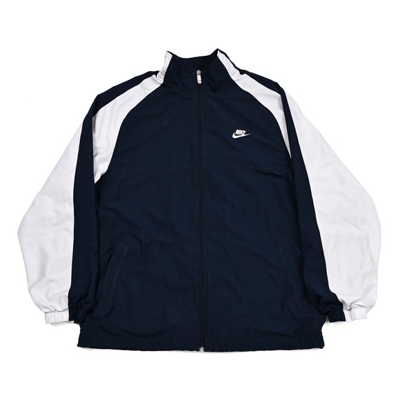 Nike Other - Vintage Nike Jacket XL 90s Lined Windbreaker Track Colorblock‎ Y2K Silver Tag